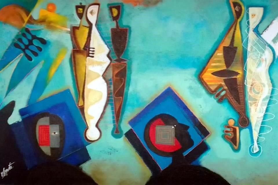 Gastón de Gyves presenta la serie 'Dogma' en el  Centro Cultural Macario Matus de Tlatelolco (Almacenes 94).