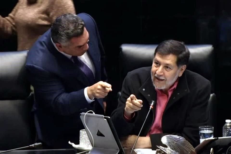 Noroña afirmó que el desafuero contra 'Alito' ya está solicitado por la Fiscalía de Campeche y debe ser atendido por la Cámara de Diputados.