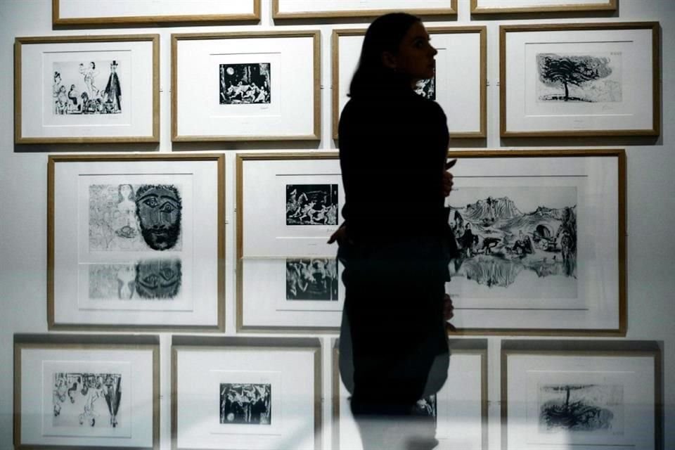 La exposición 'Picasso: printmaker' sigue la evolución del artista a través de su experimentación con diversas técnicas: aguafuerte, punta seca, litografía, linóleo y aguatinta.