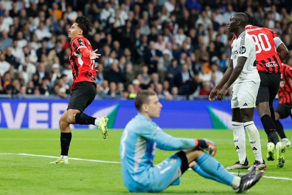 El Milán sacó los tres puntos del Bernabéu.