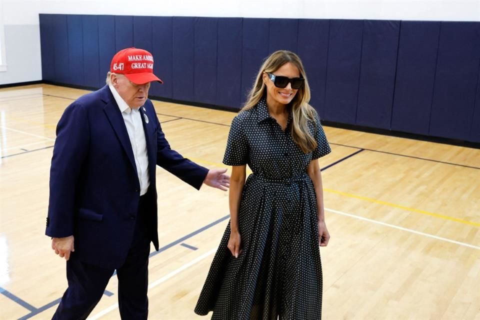 Donald Trump y Melania aseguraron que ganarán las elecciones de EU.