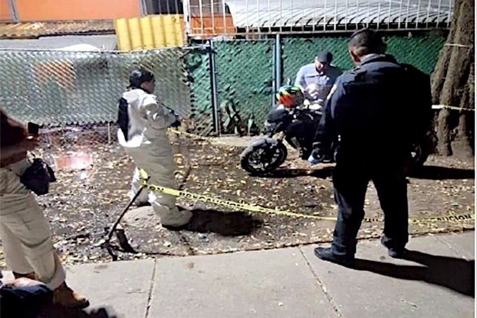 La motocicleta fue abandonada en la Colonia Jardín Balbuena, y luego encontrada por autoridades.