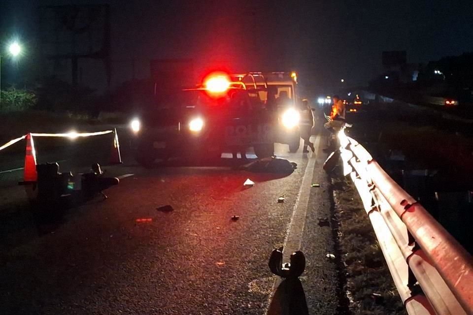 El accidente ocurrió a la altura del Fraccionamiento Altavida.