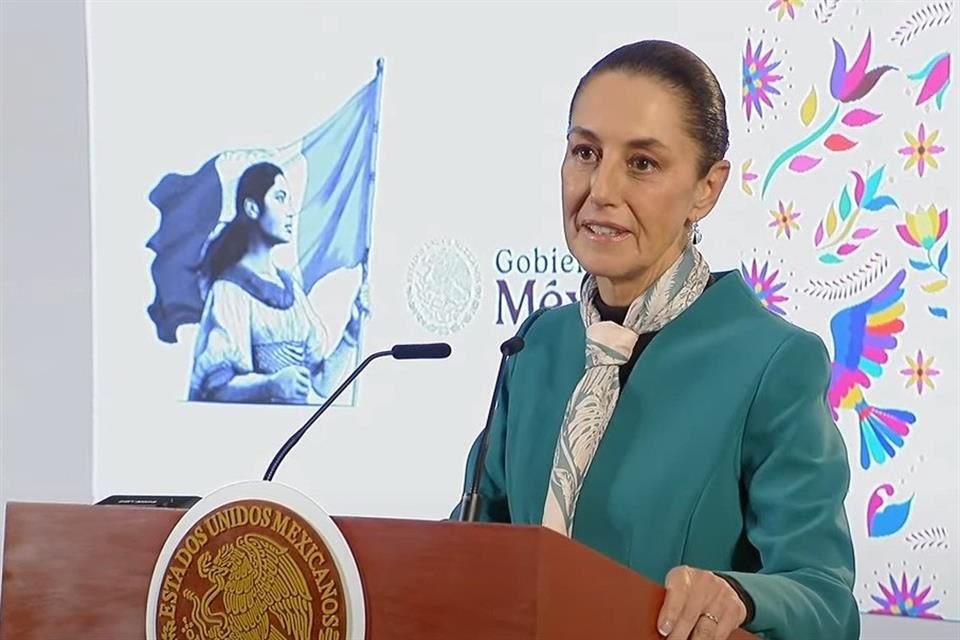 Claudia Sheinbaum, Presidenta de México.