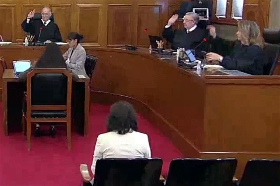 La tesis fue aprobada por los Ministros Luis María Aguilar, Alberto Pérez Dayán y Javier Láynez, con voto en contra de Yasmín Esquivel y Lenia Batres.