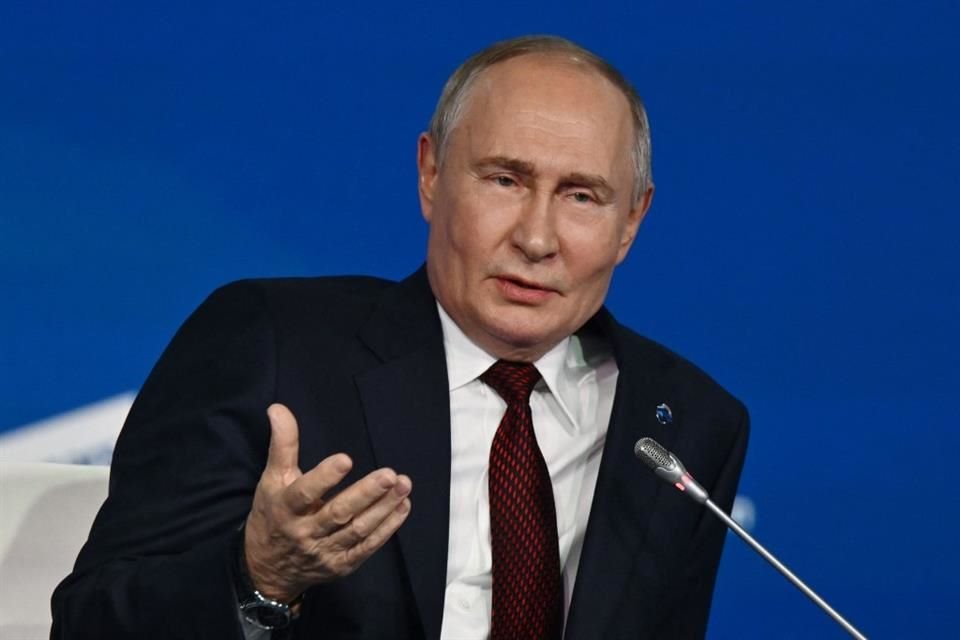 El Presidente Vladimir Putin durante una reunión en Sochi, el 7 de noviembre del 2024.