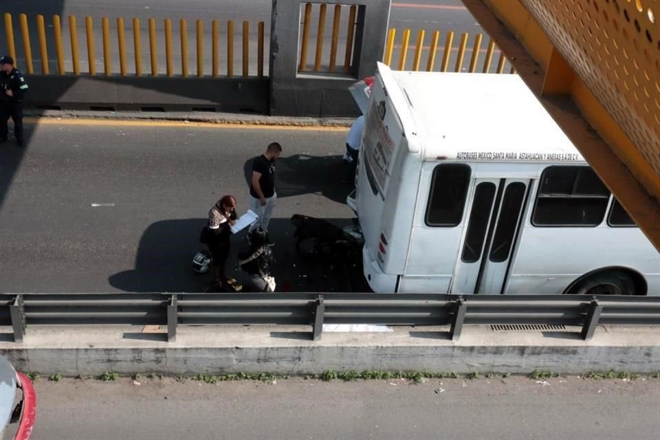 El choque por alcance ocurrió en la Autopista México-Puebla.