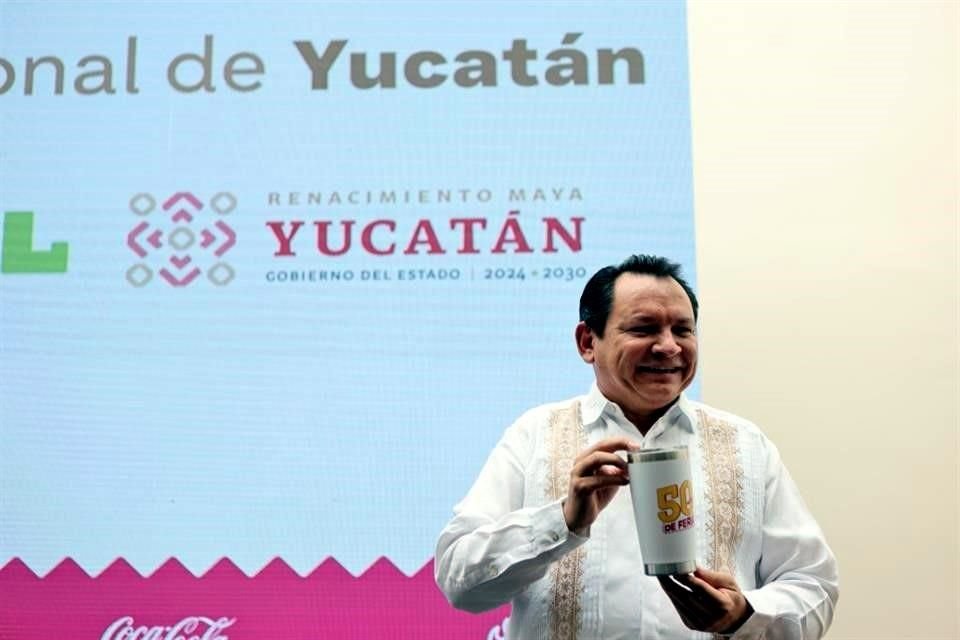 El Gobernador presentó la Feria Internacional Yucatán Xmatkuil, en la Ciudad de México.