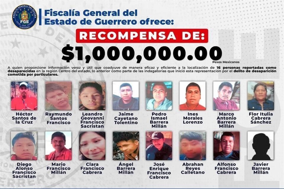 Autoridades minsiteriales confirmaron a Grupo REFORMA que las 11 víctimas halladas en Chilpancingo son parte del grupo de 17 comerciantes desaparecidos de Chautipan.