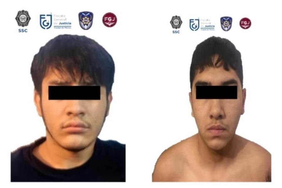 Iván Aldair y Gael Héctor fueron detenidos en un inmueble de Tecámac con varias dosis de drogas.