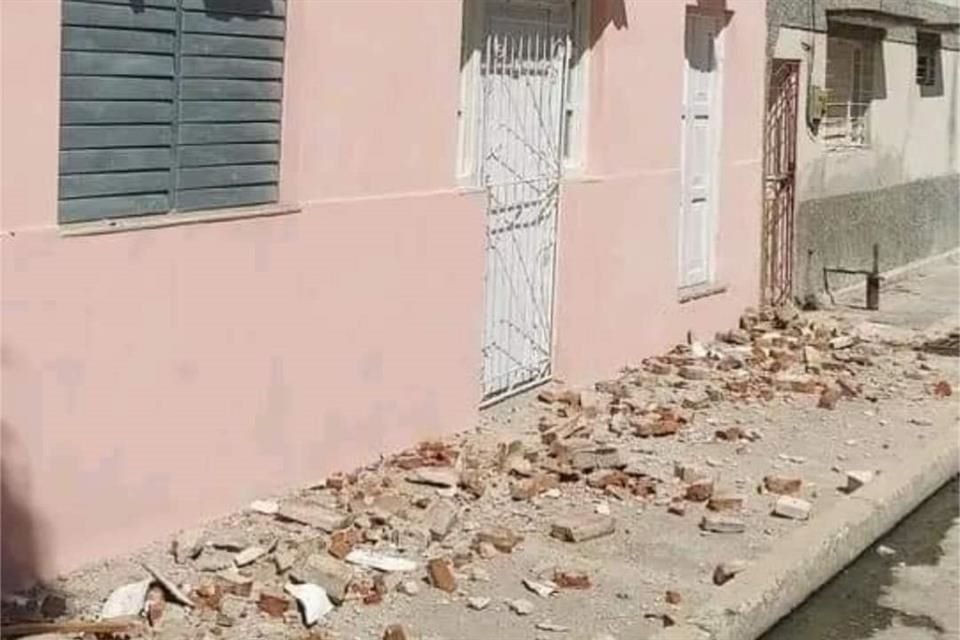 Daños causados por un terremoto en Cuba.