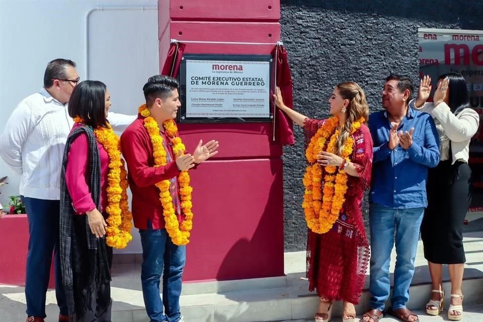 La Gobernadora de Guerrero, Evelyn Salgado, estuvo presente en la inauguración de la nueva sede de Morena en la entidad.