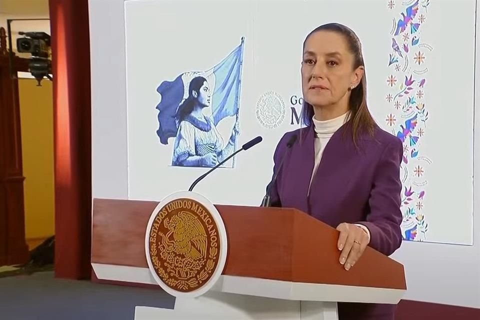 Claudia Sheinbaum, Presidenta de México.