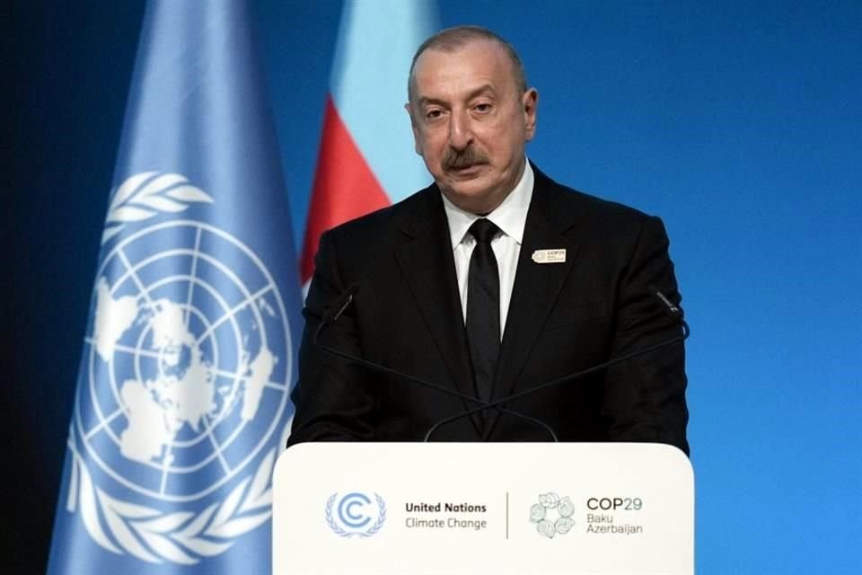 El Presidente de Azerbaiyán, anfitrión de la COP29 para la lucha contra cambio climático, dijo que petróleo y gas son 'un regalo de Dios'.