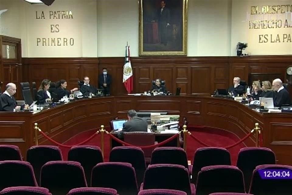 El Pleno de la Corte aprobó un proyecto de sentencia presentado por el Ministro Luis María Aguilar.