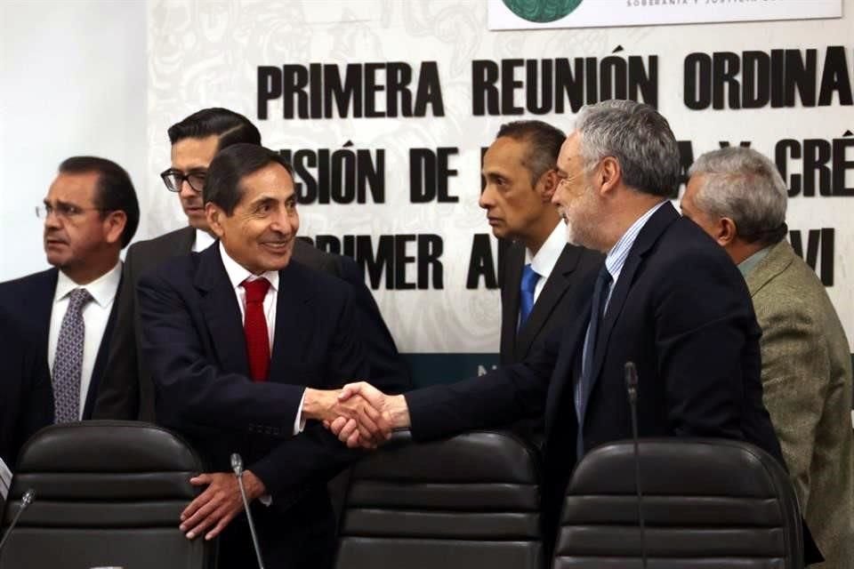 El Secretario Rogelio Ramírez de la O habló ante integrantes de la Comisión de Hacienda y Crédito Público, previo a su ratificación.