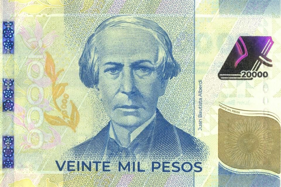 Argentina puso en circulación un nuevo billete de 20 mil pesos, que será el de mayor denominación.