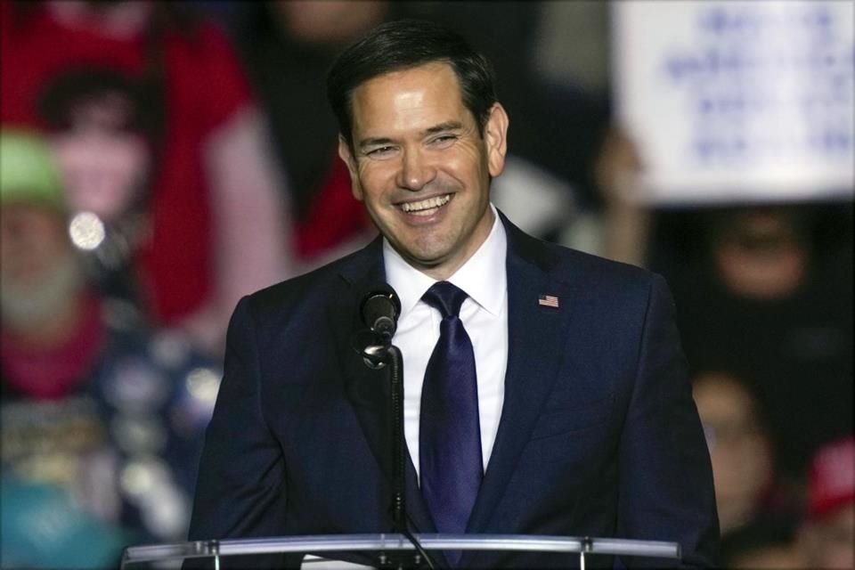 El senador por Florida Marco Rubio durante un acto de campaña de Donald Trump, el 29 de octubre de 2024, en Allentown, Pensilvania.