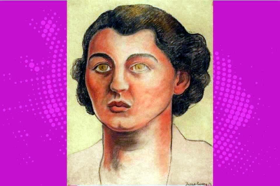 Las obras de Diego Rivera están catalogadas como patrimonio nacional y por lo tanto no podrían salir del País. En la imagen 'Retrato de Cristina Kahlo (1936)', que tiene un precio de venta de 60 mil a 80 mil dólares.