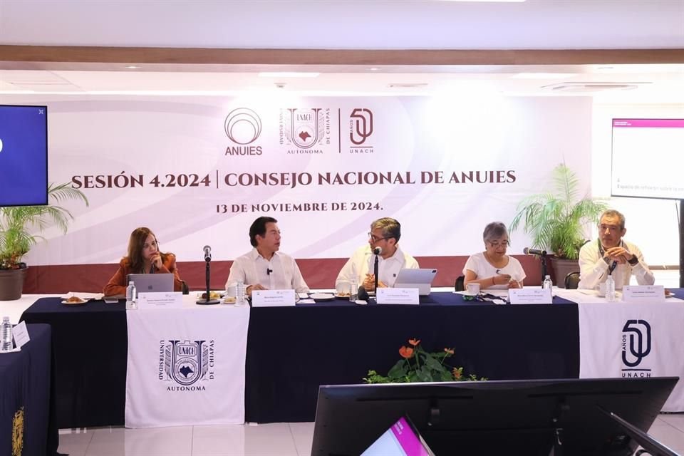 Los titulares de la ANUIES y la SEP participaron en la Sesión Ordinaria 4.2024 del Consejo Nacional de la ANUIES.