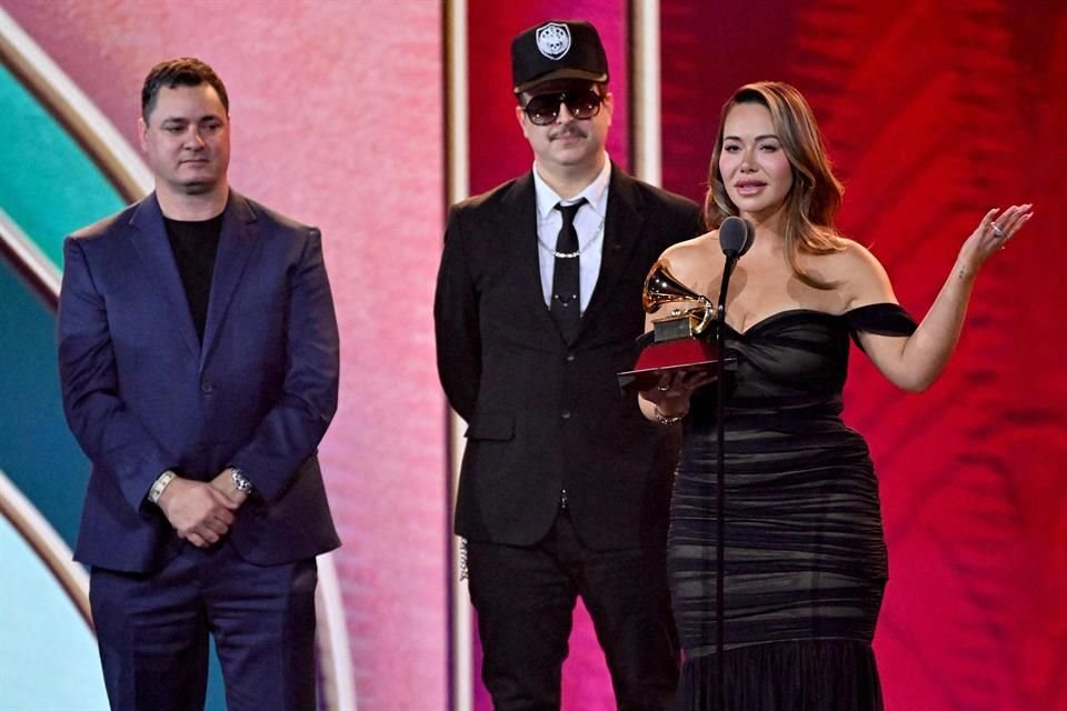 Chiquis Rivera se llevó el premio a Mejor Álbum de Banda por 'Diamantes'.