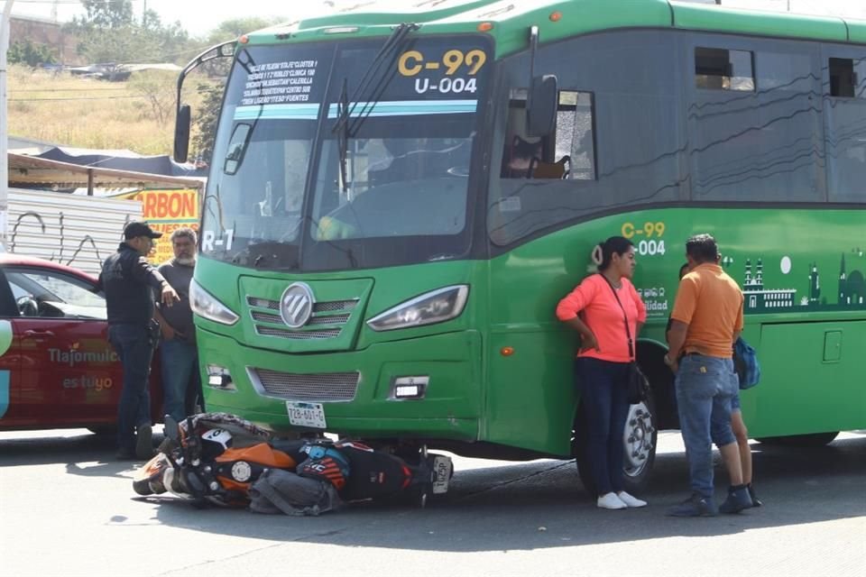 Este año se han presentado más incidentes viales relacionados al transporte público que en todo 2023.