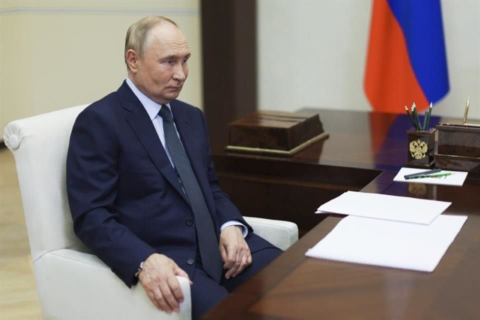 El Presidente Vladimir Putin durante una reunión en Moscú el 15 de noviembre del 2024.