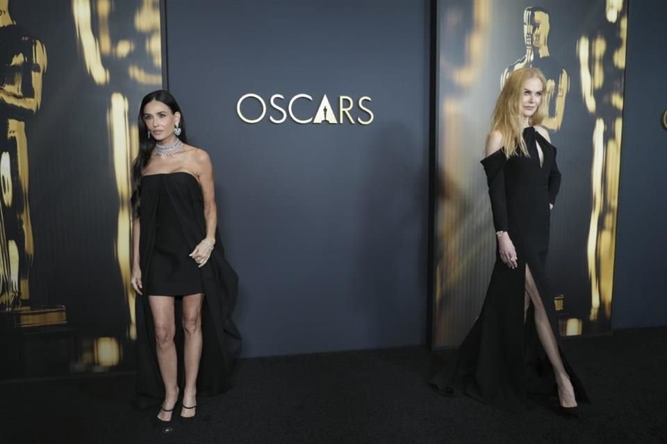 Demi Moore y Nicole Kidman desfilaron casi al mismo tiempo.