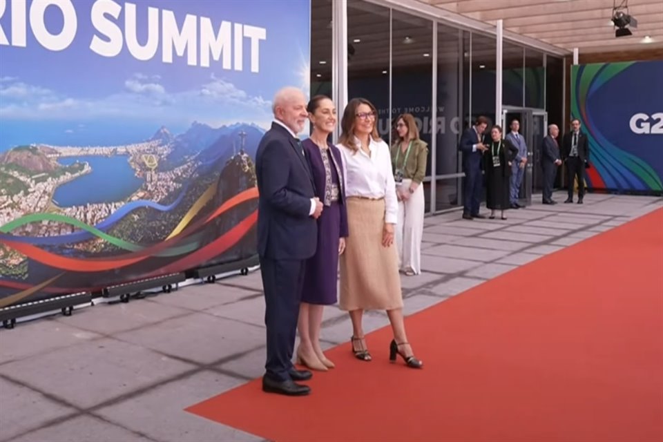 Claudia Sheinbaum participará este lunes en dos mesas del trabajo durante la Cumbre del G20.