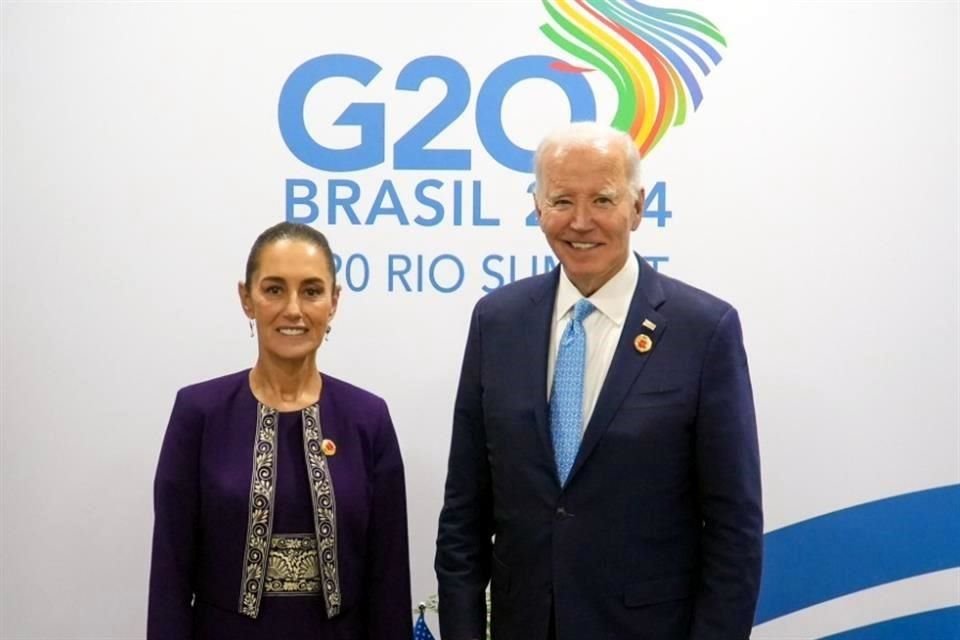 Con el presidente estadounidense Joe Biden abordó temas de economía, seguridad y violencia criminal, así como la atención a la migración.