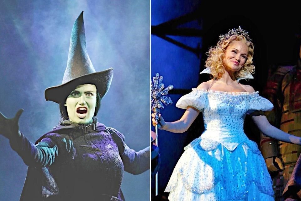 Idina Menzel y Kristin Chenoweth interpretaron a la dupla en el musical de Broadway.