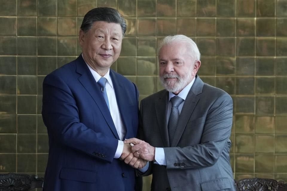 El Presidente chino Xi Jinping junto a su homólogo Luiz Inacio Lula da Silva, el 20 de noviembre del 2024.