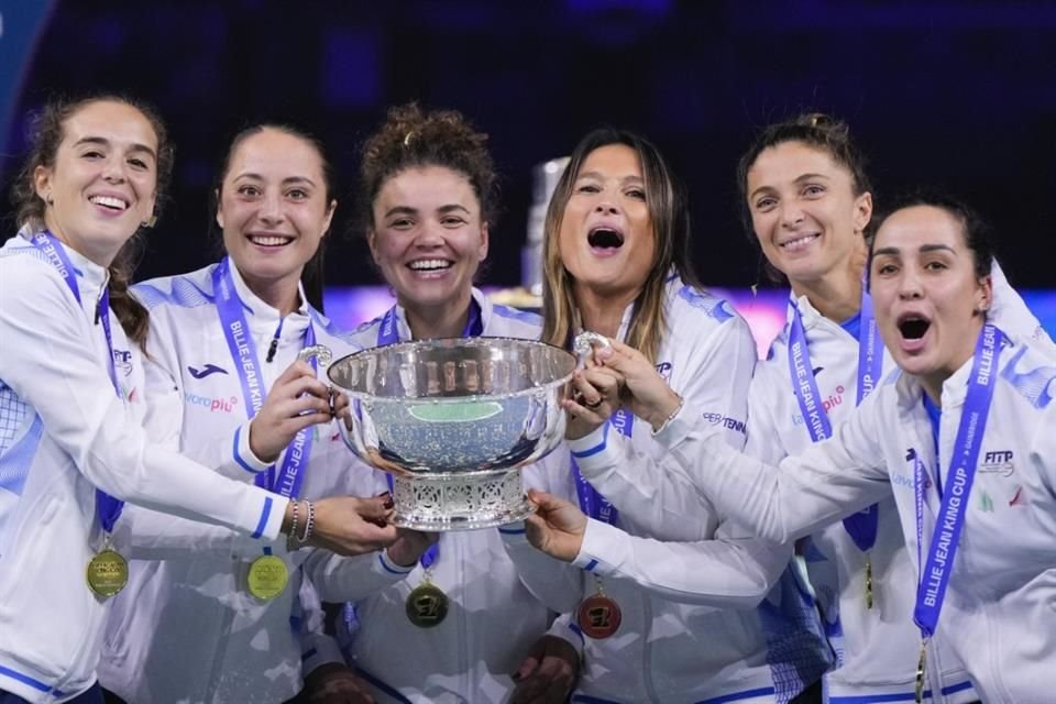 Italia ganó su quinto título de la Billie Jean King Cup, la competición por equipos femeninos, confirmando el gran momento del tenis en ese país