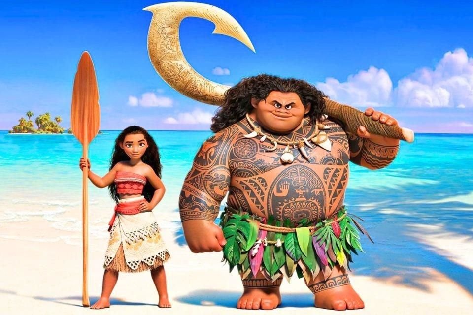 Finalmente tenemos el primer vistazo no oficial de Dwayne Johnson como el semidiós Maui.