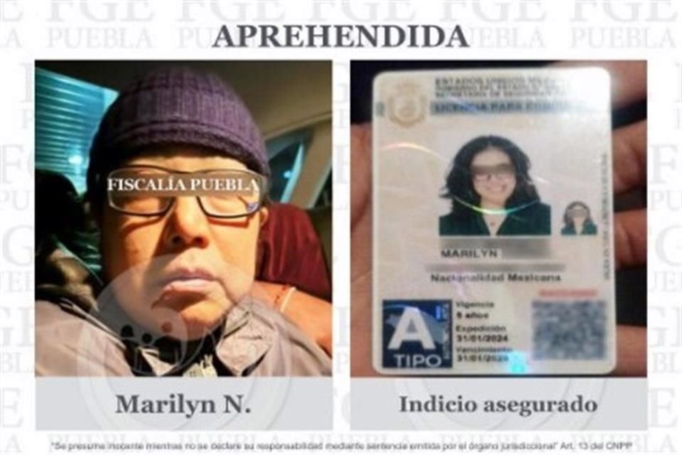 Marilyn Cote fue arrestada en Tlaxcala, luego de tener varias denuncias en contra en la Fiscalía General de Puebla.