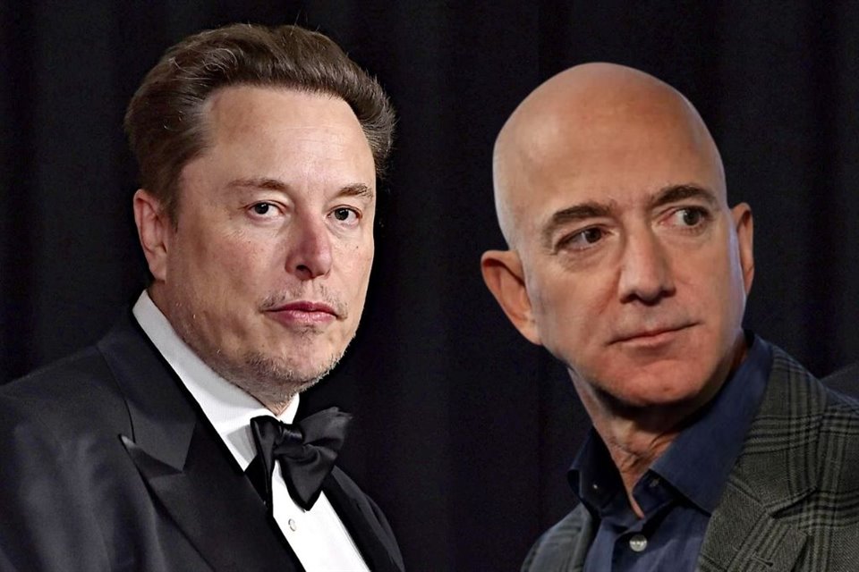 Elon Musk, el hombre más rico del mundo, reavivó su disputa con Jeff Bezos, fundador de Amazon, ahora por el triunfo de Donald Trump en EU.