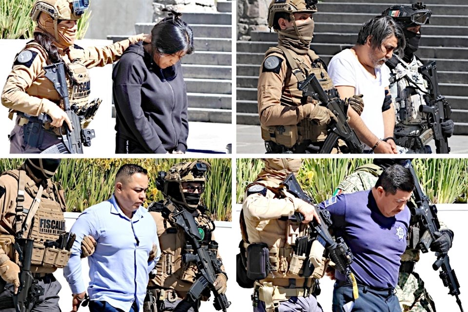 En un megaoperativo, una Alcaldesa, 5 mandos municipales y un director del DIF fueron detenidos en Edomex por presuntos nexos con el narco.