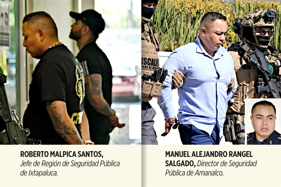 En un megaoperativo, una Alcaldesa, 5 mandos municipales y un director del DIF fueron detenidos en Edomex por presuntos nexos con el crimen.