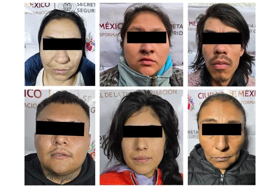 Tres mujeres y dos hombres fueron detenidos.