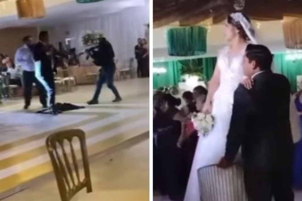 Sujetos armados irrumpieron en el festejo de una boda cuando la novia iba a lanzar el ramo y dispararon contra tres invitados, uno de los cuales murió.