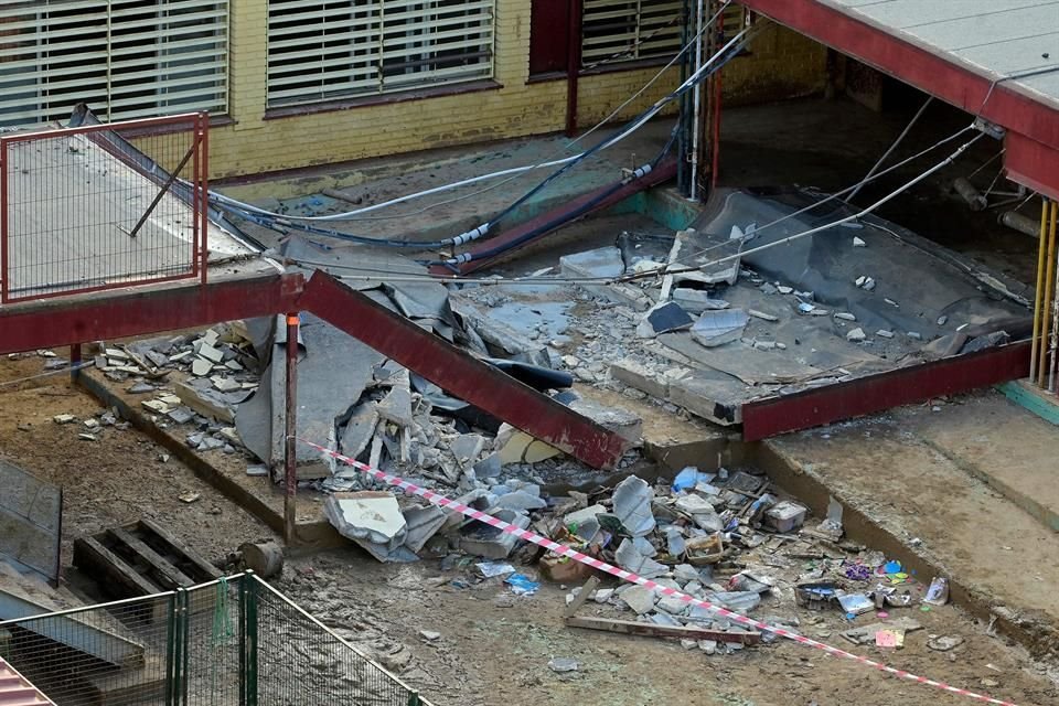 Un obrero murió durante un derrumbe en una escuela, donde se realizaban trabajos de reparación tras inundaciones en Valencia.