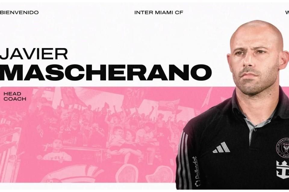 Javier Mascherano fue confirmado como el nuevo DT del Inter Miami.