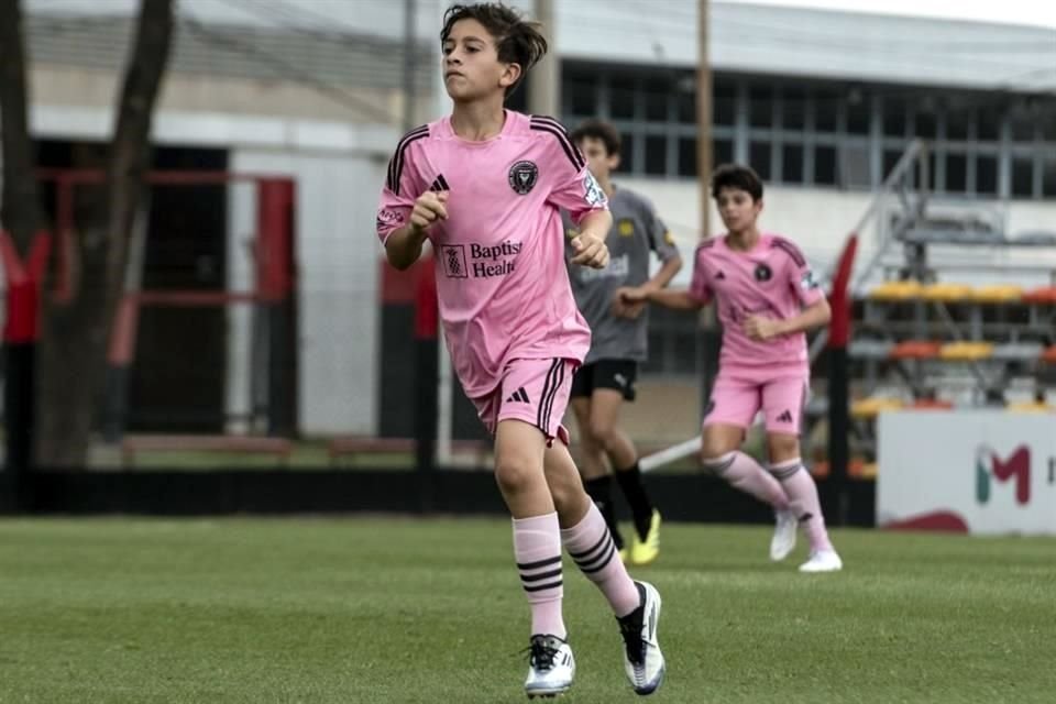 Thiago Messi jugó con el Inter Miami Sub 13.