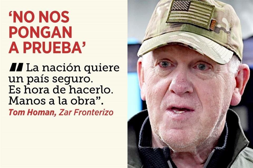 Tom Homan, Zar fronterizo de Donald Trump, advirtió de la inminente expulsión masiva de migrantes.