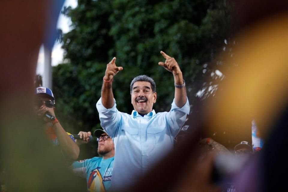 El Presidente Nicolás Maduro durante un evento en Caracas el 17 de agosto del 2024.