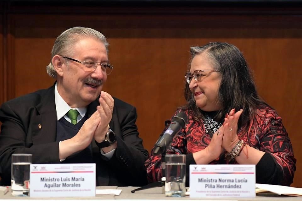 El Ministro Aguilar, de 75 años, presidió la Corte de 2015 a 2018.