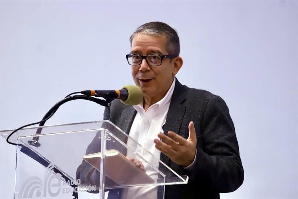 Jenaro Villamil, periodista encargado de despacho de la Presidencia del Sistema Público de Radiodifusión del Estado Mexicano (SPR).