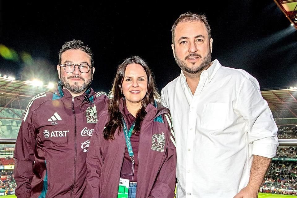 Miguel Guerrero, Lucía Olvera y Víctor Martínez