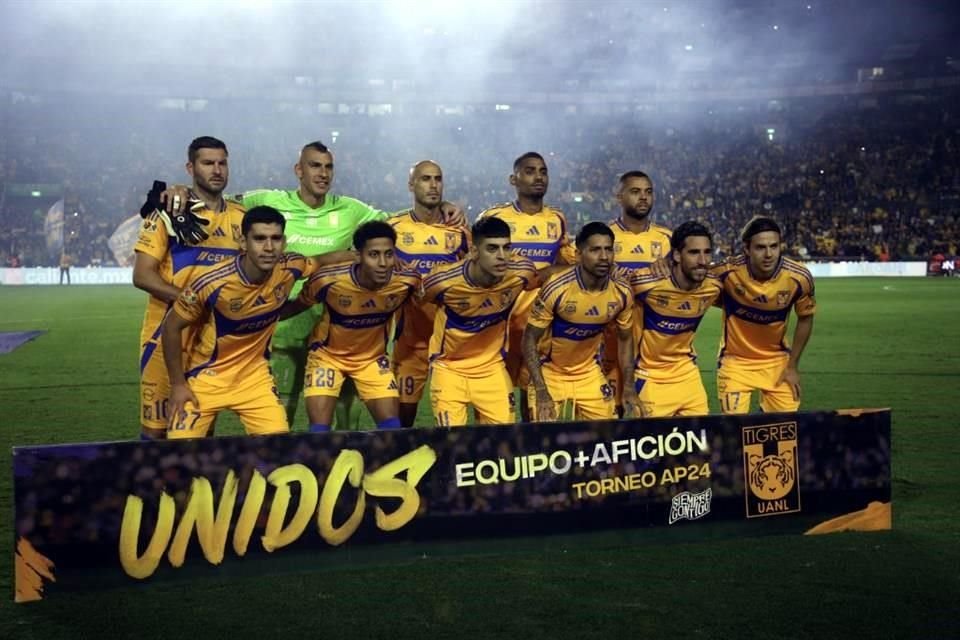 Los once portadores de la esperanza felina que iniciaron ante el Atlético de San Luis. 