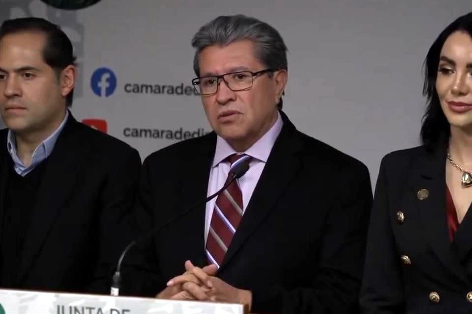 Ricardo Monreal, líder de diputados de Morena, dijo que aún no determinan ajuste al presupuesto para la elección judicial del próximo año.